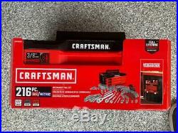NEW Craftsman CMMT99206 216-Piece SAE & Metric Versastack Mechanics Tool Set