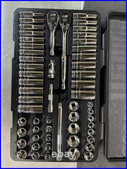NEW GearWrench 3/8 90T 6pt. 57 Piece SAE/Metric Mechanics Tool Set PN 80550