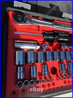 NEW MINT RARE SEARS Craftsman 60pc Mechanics Tool Set 34060 SAE & Metric USA NOS