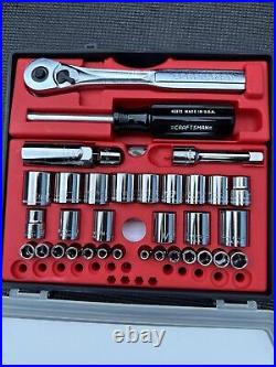 NEW MINT RARE SEARS Craftsman 60pc Mechanics Tool Set 34060 SAE & Metric USA NOS NEW MINT RARE SEARS Craftsman 60pc Mechanics Tool Set 34060 SAE & Metric USA NOS