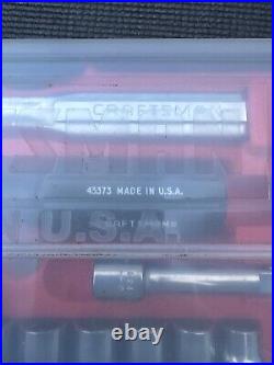 NEW MINT RARE SEARS Craftsman 60pc Mechanics Tool Set 34060 SAE & Metric USA NOS NEW MINT RARE SEARS Craftsman 60pc Mechanics Tool Set 34060 SAE & Metric USA NOS