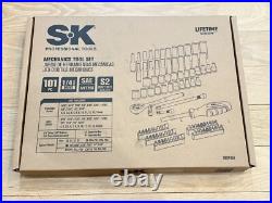 NEW SK Professional Tools 101pc 1/4 Drive SAE Metric Service Socket Bit Set FOAM NEW SK Professional Tools 101pc 1/4 Drive SAE Metric Service Socket Bit Set FOAM