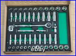 NEW SK Professional Tools 49pc 1/2 Drive SAE & Metric Socket Service Set, Foam NEW SK Professional Tools 49pc 1/2 Drive SAE & Metric Socket Service Set, Foam