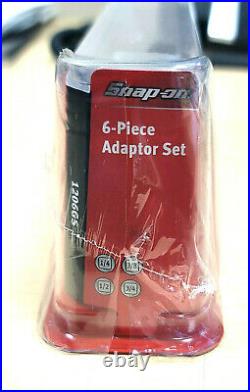 NEW Snap-On T 6 Pc Combination Square Drive Adapter Set 1206GS 1/4 3/8 3/4