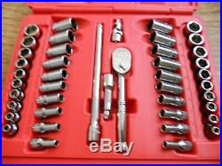 NEW Snap-on 1/4 drive 44-pc 144TMPB 6-point METRIC SAE General Service Set