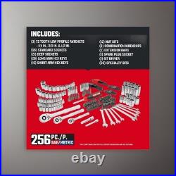 NIB CRAFTSMAN CMMT45256 SAE/ METRIC MECHANIC'S TOOL SET 256 Pieces