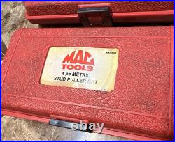NICE Mac Tools SR4MA & SR4FA Metric And Standard SAE Stud Puller Sets USA