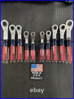 NOS? Craftsman USA 10pc EZ Grip Ratcheting Wrench Sets 43389 & 43388 MM/SAE