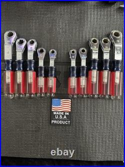 NOS? Craftsman USA 10pc EZ Grip Ratcheting Wrench Sets 43389 & 43388 MM/SAE
