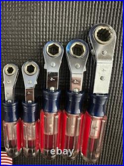 NOS? Craftsman USA 10pc EZ Grip Ratcheting Wrench Sets 43389 & 43388 MM/SAE