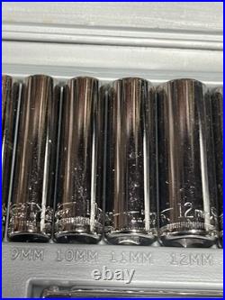 NOS SEARS Craftsman USA 12pc SAE Metric 1/4 Dr. Socket Ratchet Sets 34781 34782