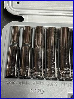 NOS SEARS Craftsman USA 12pc SAE Metric 1/4 Dr. Socket Ratchet Sets 34781 34782