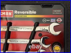 NOS Sears Craftsman 16PC SAE & Metric Reversible Ratcheting Wrench Sets USA