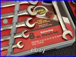 NOS Sears Craftsman 16PC SAE & Metric Reversible Ratcheting Wrench Sets USA