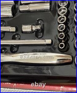 NOS Sears Craftsman 49pc 3/8 Drive Build-A-Set 34271 USA Low Profile Ratchet
