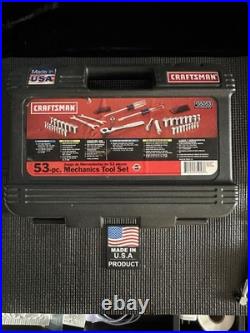 NOS? Sears Craftsman USA? 53 Pc Mechanics Tool Set 35053 SAE & Metric READ