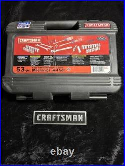 NOS? Sears Craftsman USA 53 Pc Mechanics Tool Set 35053 Socket Sae Metric