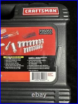 NOS? Sears Craftsman USA 53 Pc Mechanics Tool Set 35053 Socket Sae Metric