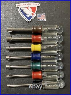 NOS Vintage Craftsman 14Pc Nut Driver Set SAE & Metric 34552 MADE IN USA