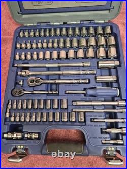 New! BLUE-POINT 100PC 1/4 & 3/8 DR SAE & METRIC GENERAL SERVICE SET BLPGSSC100B
