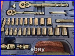New! BLUE-POINT 100PC 1/4 & 3/8 DR SAE & METRIC GENERAL SERVICE SET BLPGSSC100B