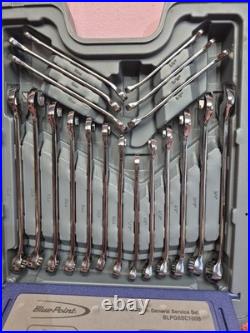 New! BLUE-POINT 100PC 1/4 & 3/8 DR SAE & METRIC GENERAL SERVICE SET BLPGSSC100B