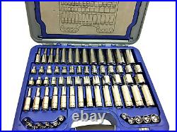 New Blue-Point 3/8 Drive SAE/Metric BLPGSS3885 85-piece Socket Ratchet Set