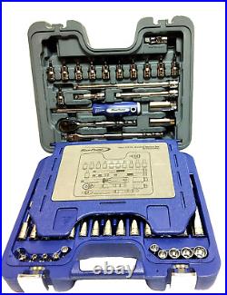 New Blue-Point 3/8 Drive SAE/Metric BLPGSS3885 85-piece Socket Ratchet Set