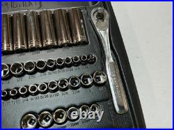 New Craftsman 101pc Metric & SAE Socket Set 1/4 3/8 1/2 Drive 33101 USA open box