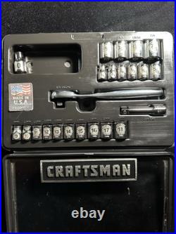 New? Craftsman USA? 22pc 6pt MM/SAE Thin Profile Easy Read 45882 READ