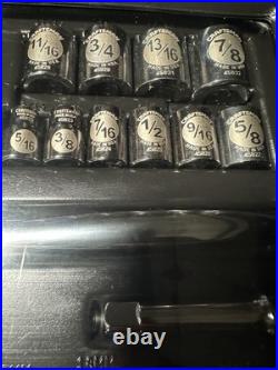 New? Craftsman USA? 22pc 6pt MM/SAE Thin Profile Easy Read 45882 READ