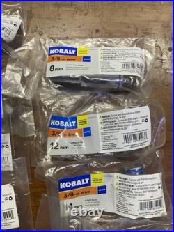 New Kobalt Chrome Sockets 1/2&3/8 Drive 72 miscellaneous pieces New Kobalt Chrome Sockets 1/2&3/8 Drive 72 miscellaneous pieces