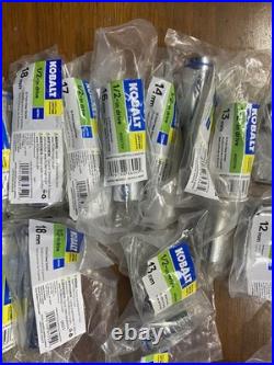 New Kobalt Chrome Sockets 1/2&3/8 Drive 72 miscellaneous pieces New Kobalt Chrome Sockets 1/2&3/8 Drive 72 miscellaneous pieces