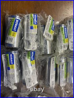 New Kobalt Chrome Sockets 1/2&3/8 Drive 72 miscellaneous pieces New Kobalt Chrome Sockets 1/2&3/8 Drive 72 miscellaneous pieces