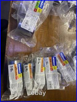 New Kobalt Chrome Sockets 1/2&3/8 Drive 72 miscellaneous pieces New Kobalt Chrome Sockets 1/2&3/8 Drive 72 miscellaneous pieces