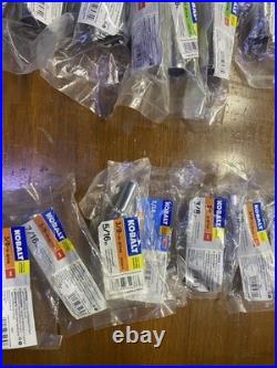 New Kobalt Chrome Sockets 1/2&3/8 Drive 72 miscellaneous pieces New Kobalt Chrome Sockets 1/2&3/8 Drive 72 miscellaneous pieces