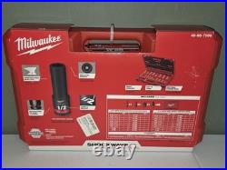 New & Sealed! Milwaukee 49-66-7009 43Pc SHOCKWAVE Imp 3/8 Dr SAE/Metric Set