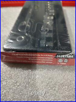 New! Snap-on 112RTSMA 12pc 1/4 Metric Low Profile Ratchet / Socket Set SEALED