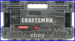 OVERDRIVE 64-Piece Gunmetal Chrome Mechanics Tool Set, Standard Sae/Metric Socke