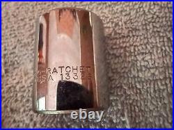 O-Ratchet 20 piece Ratchet Socket Set Pass Thru SAE & Metric Vintage with Case