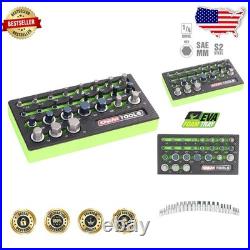 Oemtools 23990 26 Pc Hex Socket Set SAE Metric Durable Alloy Steel