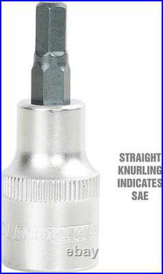Oemtools 23990 26 Pc Hex Socket Set SAE Metric Durable Alloy Steel