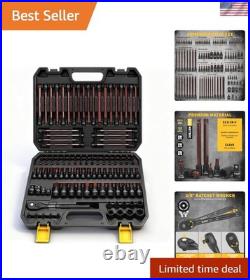 Professional 112-Piece Torx/Hex Socket Set Comprehensive SAE & Metric Coverage