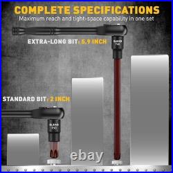 Professional 112-Piece Torx/Hex Socket Set Comprehensive SAE & Metric Coverage