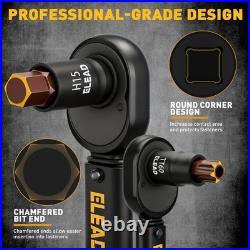 Professional 112-Piece Torx/Hex Socket Set Comprehensive SAE & Metric Coverage