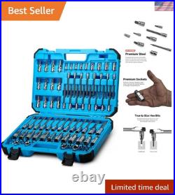 Professional 88-Piece Master Bit Socket Set Hexagonal Drive and S2 Steel Professional 88-Piece Master Bit Socket Set Hexagonal Drive and S2 Steel