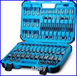 Professional 88-Piece Master Bit Socket Set Hexagonal Drive and S2 Steel