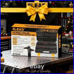 Professional Mechanic Tool Set 66 Hex & Torx Bits
