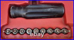 RARE Craftsman Max Axess 31104 Metric & SAE 104 Pc Pass Through Socket Set &Case