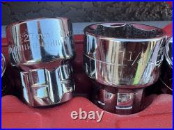 RARE Craftsman Max Axess 31104 Metric & SAE 104 Pc Pass Through Socket Set &Case